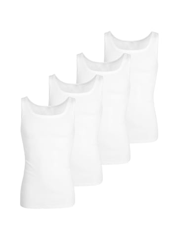 Götzburg Tank-Top 4Er Pack Nürnberg in weiss