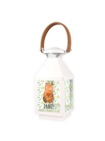 Mr. & Mrs. Panda Laterne Bär Dankbar mit Spruch in Transparent