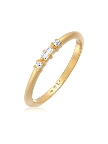 Elli DIAMONDS  Ring 925 Sterling Silber Diamant in Gold