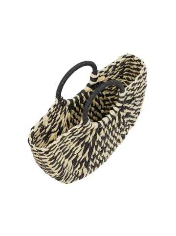 IZIA Women Handbag in Black Beige