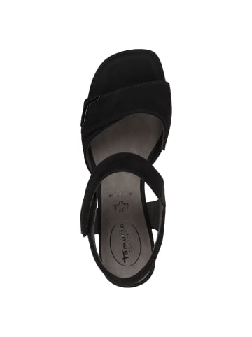 Tamaris WIDE FIT Sandalette in BLACK SUEDE