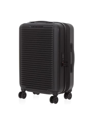 Mandarina Duck Tank Case 4 Rollen Kabinentrolley S 55 cm mit Dehnfalte black