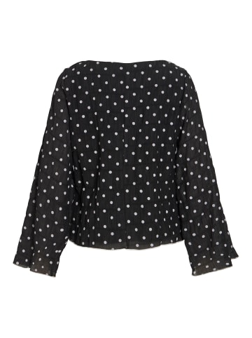 Vila Oberteil mit langen Ärmeln in Black