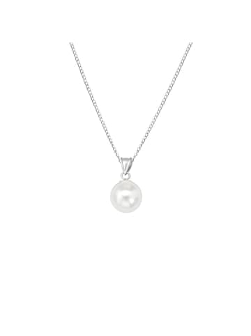 Alexander York Kette mit Anhänger PERLE in 925 Sterling Silber, 2-tlg. in silber