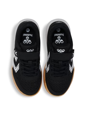 Hummel Hummel Klettverschluss Hallenschuh Multiplay Flex Innenbereich Kinder in BLACK/WHITE