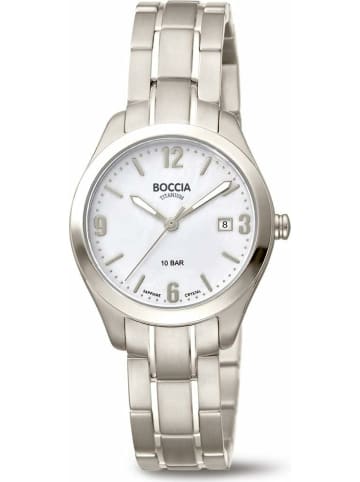 Boccia Uhr für Erwachsene in silber