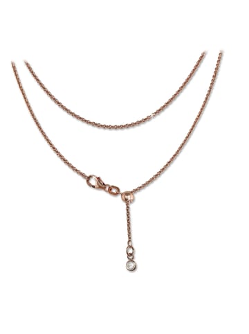 SilberDream 925 Silber, vergoldet (Roségold 333) Damen SilberDream Halsketten  ca. 45cm
