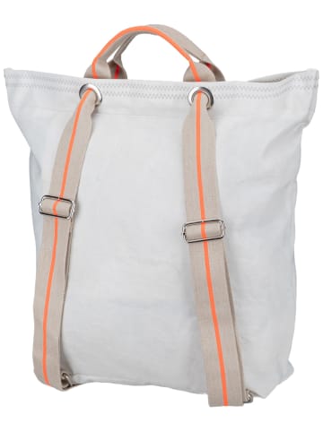 360 grad Rucksack Kaje in Weiss/Sand/Zahl Orange