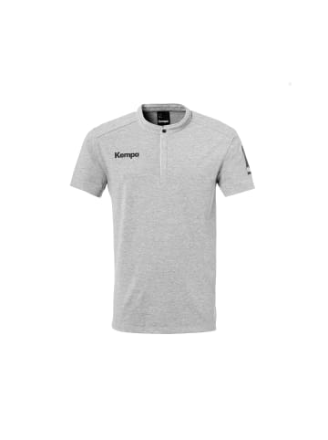 Kempa Shirt STATUS POLO SHIRT in grau melange