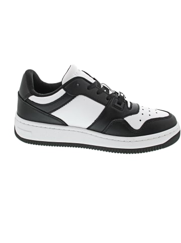 TOMMY JEANS Retro Wmn Low Fancy Sneaker Schwarz