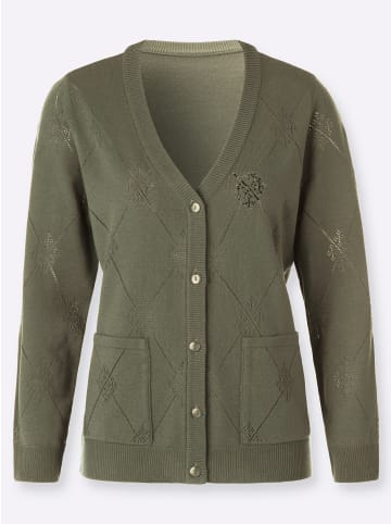 WITT WEIDEN Strickjacke in khaki