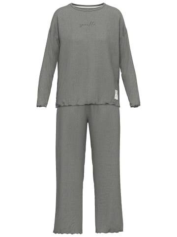 Tom Tailor Pyjama Xanthi in grau-mittel-melange