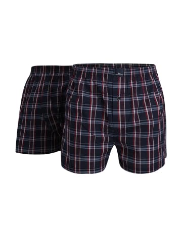 Götzburg Web-Boxershorts 2er Pack in Dunkelblau