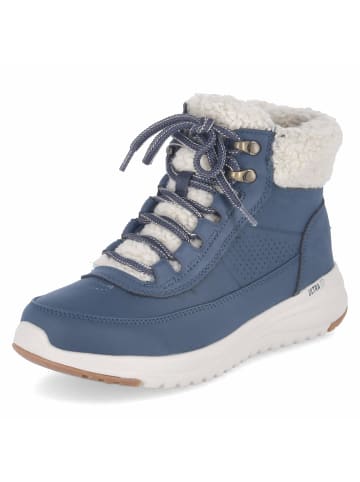 Skechers Schnürstiefel in blau