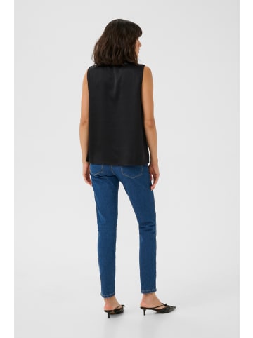 Kaffe Ärmellose Bluse KAvera Regular fit in Black Deep