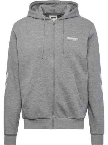 Hummel Hummel Reißverschluss Kapuzenpullover Hmllegacy Lebensstil Herren in GREY MELANGE