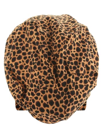 MSTRDS MSTRDS Accessoires Printed Jersey Beanie in cheetha/black