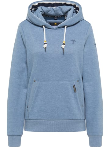 Schmuddelwedda Hoodie in Blau Melange