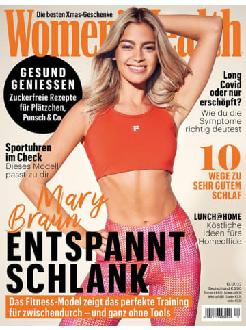 Hubert Burda Media 4 x WOMEN'S HEALTH Zeitschrift (Gutschein für Halbjahres Abo)