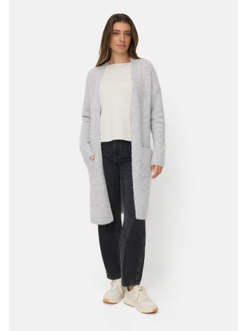 Camel Active Strickjacke mit aufgesetzten Taschen in Grau