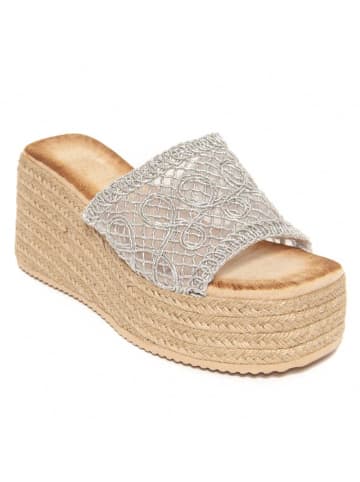 Montevita Plateau-Sandalen Wokespar in Silber