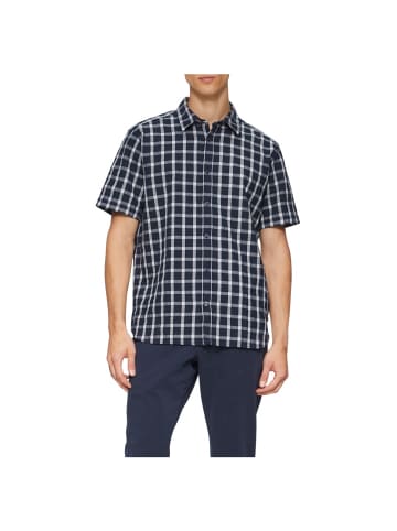 S.OLIVER RED LABEL Halbarmhemd in Blau