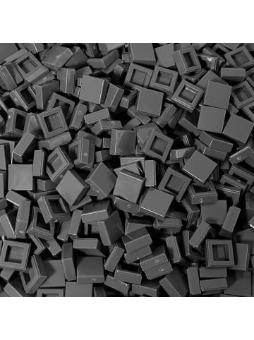 LEGO 1x1 Fliesen Dunkelgrau 3070b 1000x Teile - ab 3 Jahren in gray