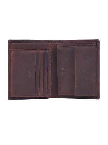 JOOP! Billfold 'Loreto Ladon in Dunkelbraun 9,5 x 12 x 2 cm'