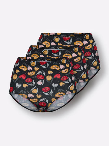 WITT WEIDEN Taillenslip in schwarz-rot-bedruckt