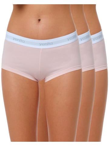 Yenita® Panties (3er Set) Modern-Sports-Collection in pink