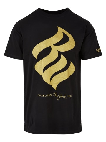 Rocawear T-Shirts in black/gold