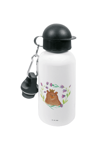 Mr. & Mrs. Panda Kindertrinkflasche Bär Königin ohne Spruch in Weiß