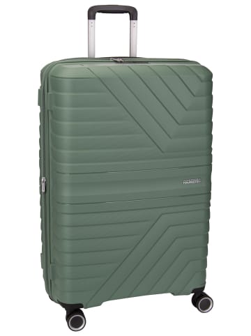 American Tourister Trolley Flytwist Spinner 77 in Botanic Green