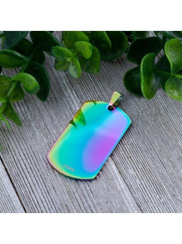 Bungsa DogTag in Regenbogen / Bunt