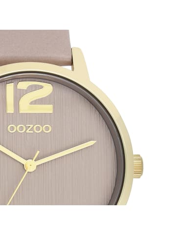 Oozoo Analog-Armbanduhr Oozoo Timepieces taupe, braun mittel (ca. 38mm)