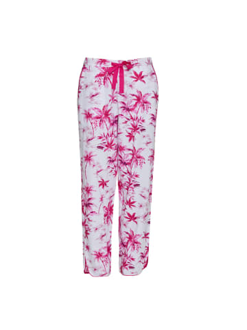 Cyberjammies HY Palm Leaf Pyjama Bottoms in white