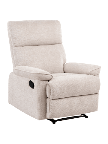 Beliani Fernsehsessel EVERTON in Beige - (W) 83 x (H) 100 x (L) 94 cm