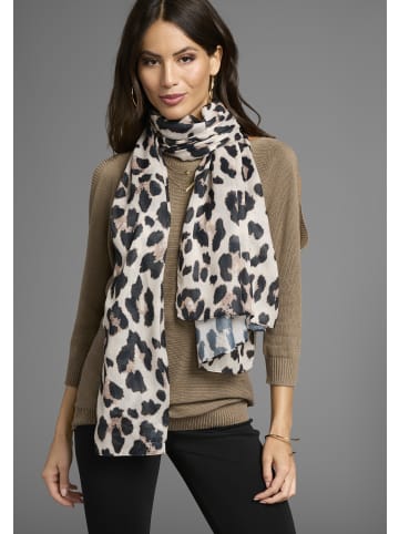 Laura Scott Modetuch in creme-braun