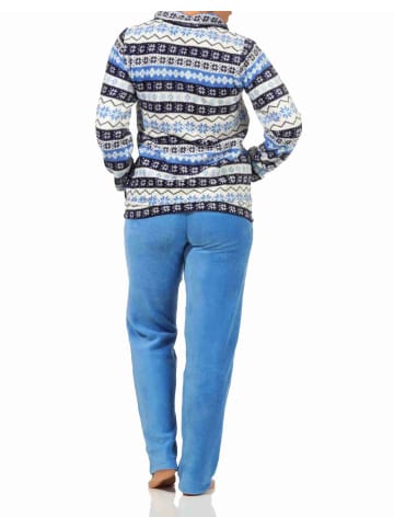 NORMANN Hausanzug Coralfleece wterlichen - 58680 in blau
