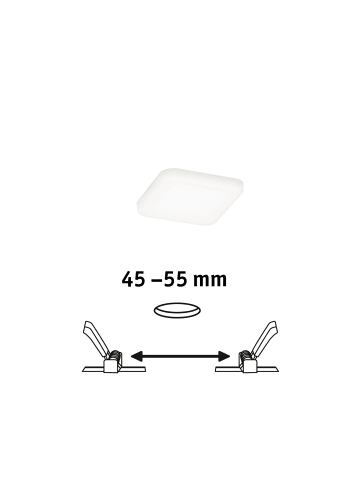 paulmann VariFit LED Einbaupanel Veluna