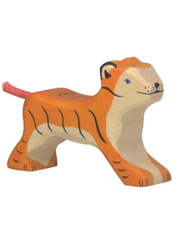 Holztiger Tiger aus Holz - klein, laufend - ab 3 Jahren