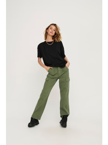 ONLY Cargo Hose Lockere Twill Jeans ONLMALFY in Grün