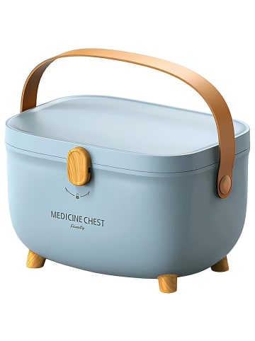 relaxdays Medizinbox in Blau