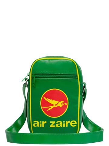 Logoshirt Schultertasche Air Zaire Airlines in grün
