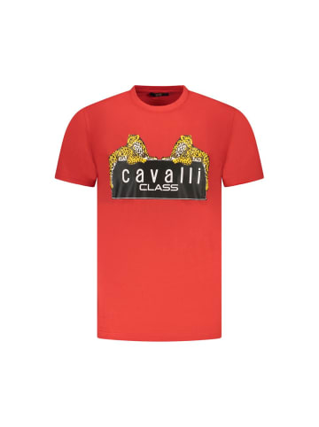 cavalli CLASS Rot Baumwolle Herren T-Shirt