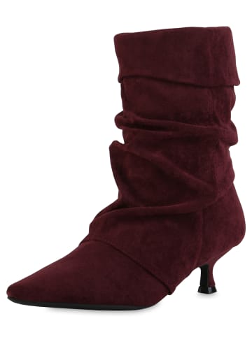 VAN HILL Klassische Stiefeletten Kristina in Burgund