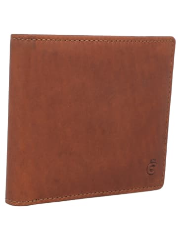 Esquire Dallas Geldbörse RFID Schutz Leder 12 cm braun