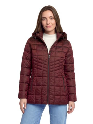 Betty Barclay Outdoorjacke mit abnehmbarer Kapuze in dunkelrot