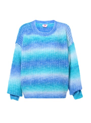 myMo Damen Pullover in BLAU MEHRFARBIG