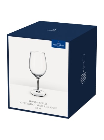 Villeroy & Boch 4er Set Rotweingläser Entrée 480 ml transparent in transparent